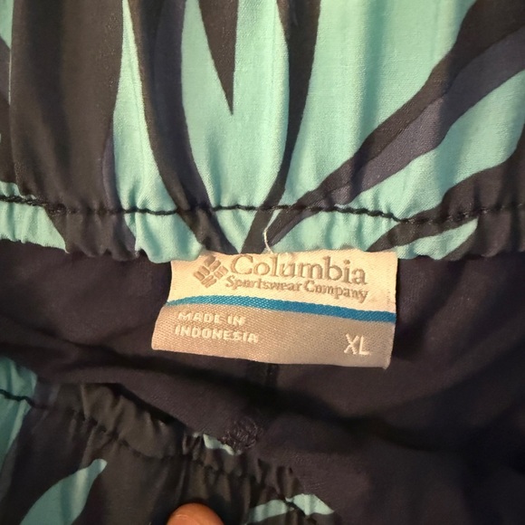 Columbia Blue Leaf Print Skirt size XL - Picture 5 of 9
